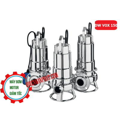 Bơm chìm hút bùn INOX EBARA DW VOX 150