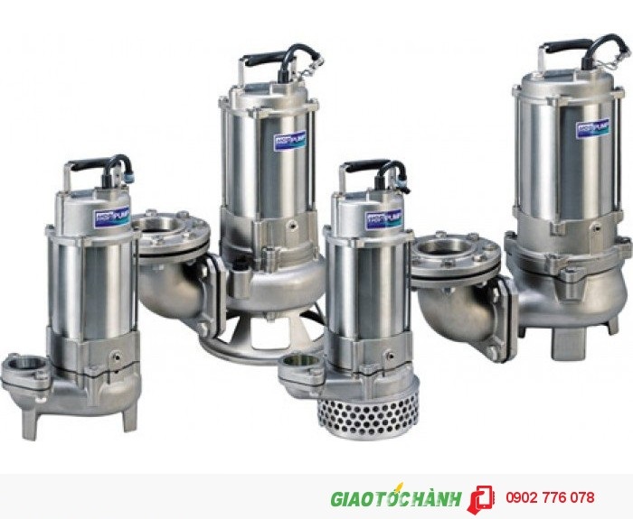 Bơm chìm nước thải inox, bơm inox