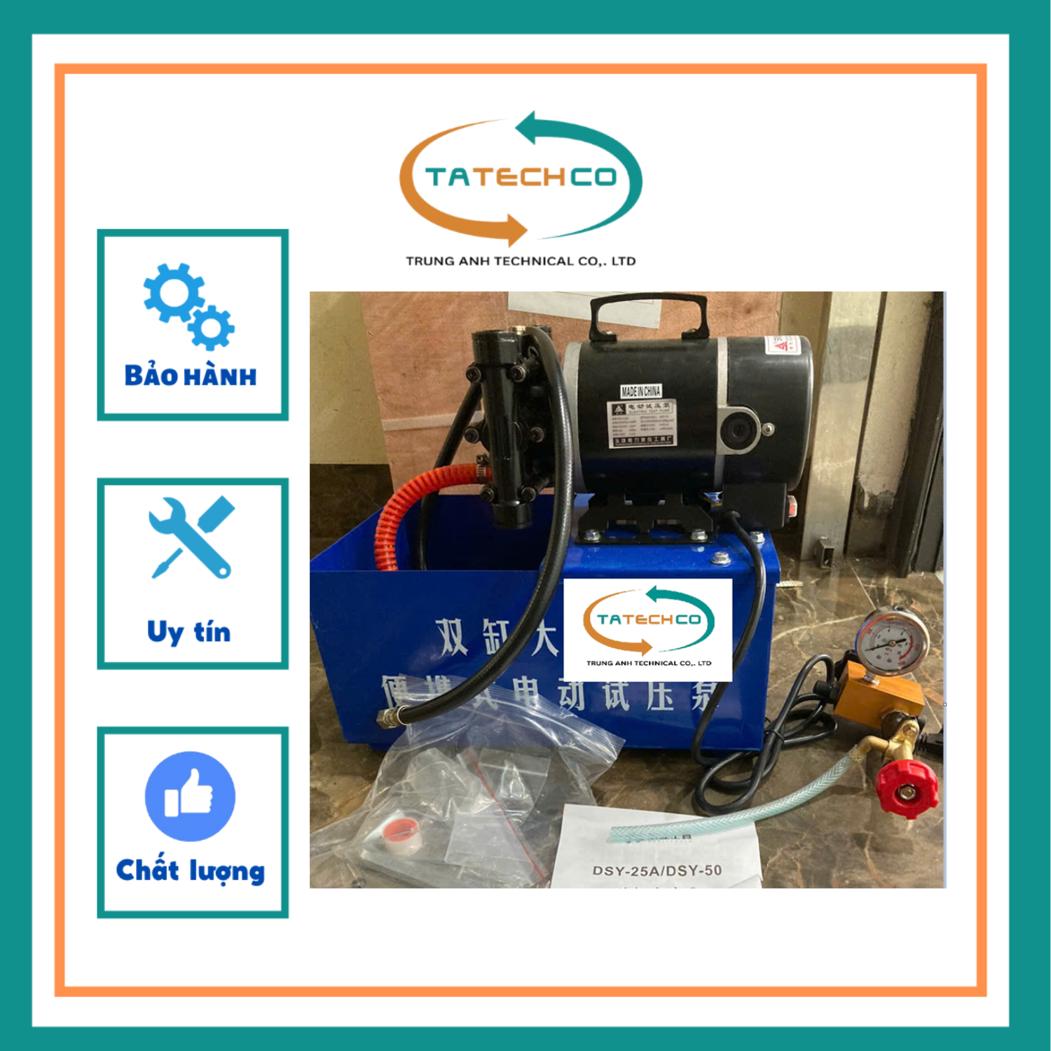 BƠM ĐIỆN THỬ ÁP LỰC NƯỚC DSY-50