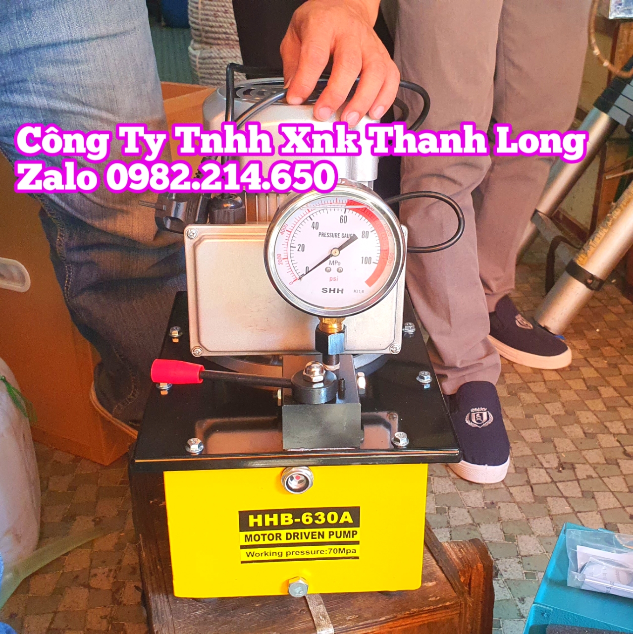 Bơm điện thủy lực TLP hhb-630a 1 đường dầu 70mpa