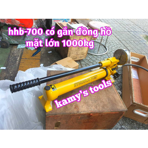 Bơm tay thủy lực TLP HHB-700 dài 600mm 700cm3 dầu