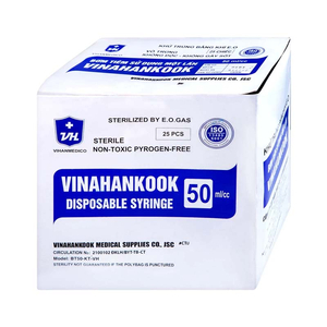 Bơm tiêm sử dụng 1 lần Vinahankook 50ml (tiêm, cho ăn)