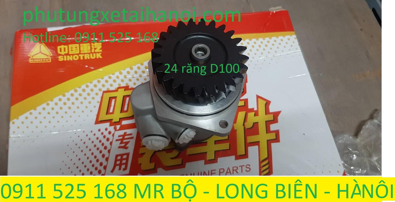 Bơm trợ lực lái Howo A7( 375,420)