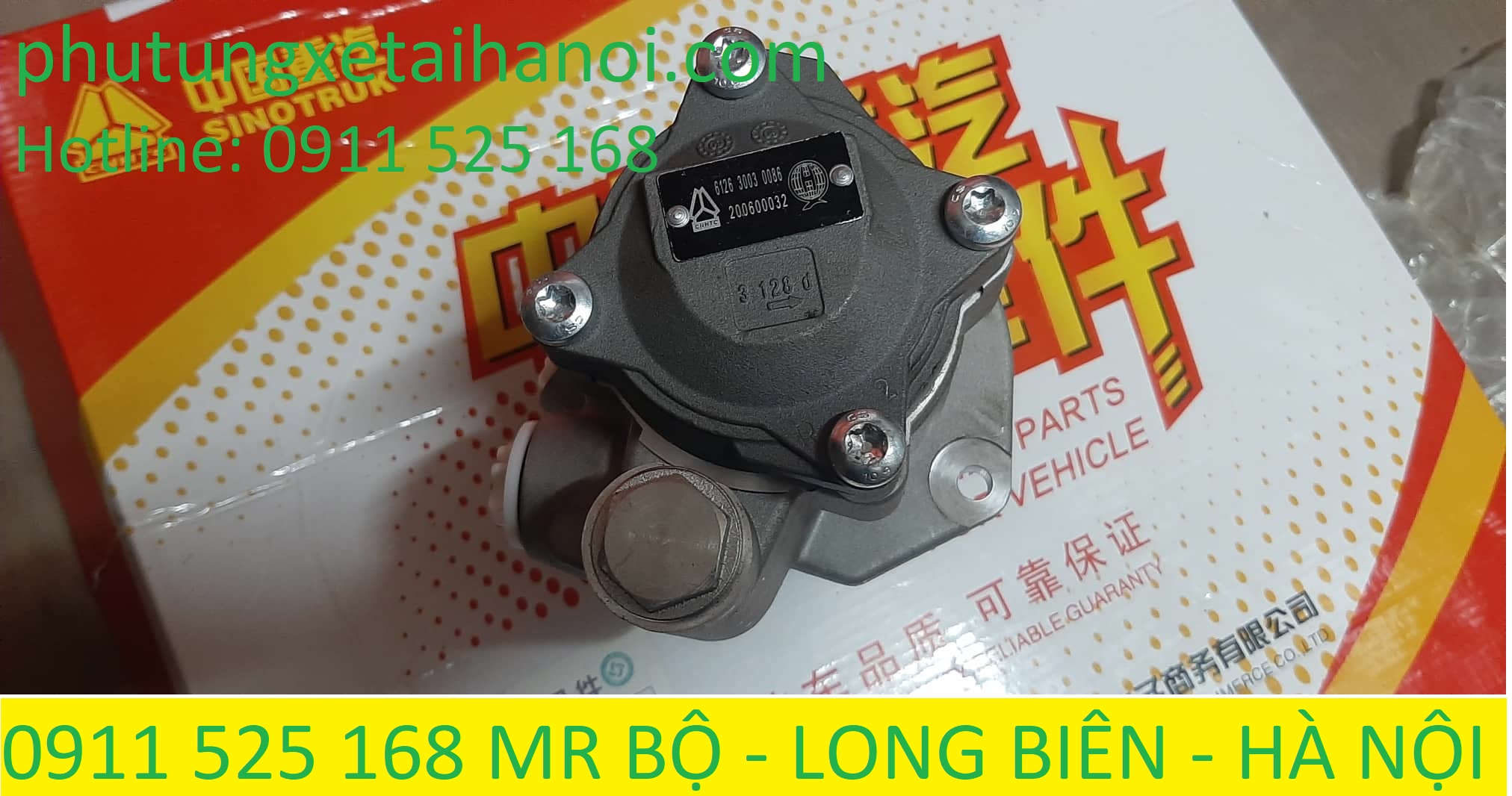 Bơm trợ lực lái Howo A7( 375,420)