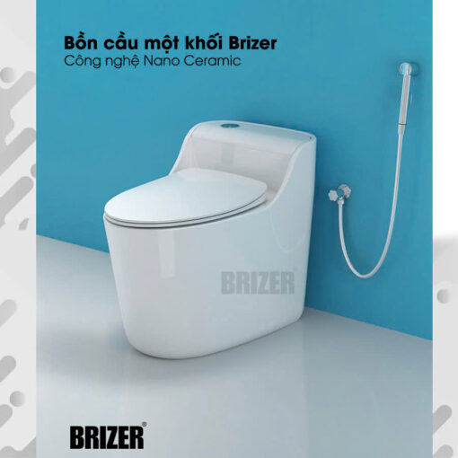 Bồn Cầu Một Khối BRIZER Công Nghệ Xã Xoáy Super Vortex BZ-9235