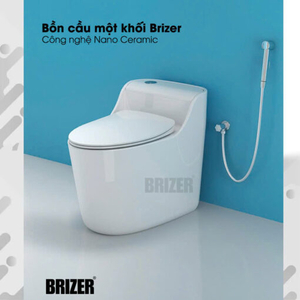 Bồn Cầu Một Khối BRIZER Công Nghệ Xã Xoáy Super Vortex BZ-9235