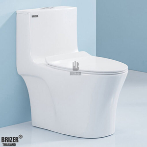 Bồn Cầu Một Khối BRIZER Công Nghệ Xã Xoáy Super Vortex BZ8906