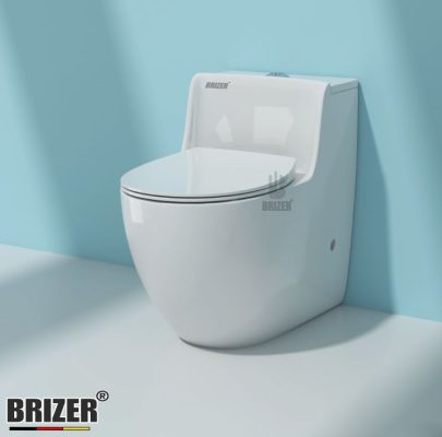 Bồn Cầu Một Khối BRIZER Công Nghệ Xã Xoáy Super Vortex BZ8936