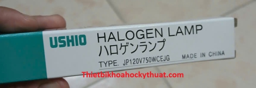 Bóng Đèn D65 Ushio Halogen 750W, Ushio Halogen lamp, JP120V-750W
