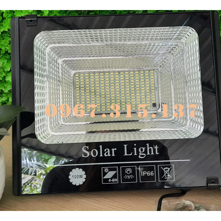 Đèn pha LED năng lượng mặt trời 100w siêu sáng solar light