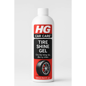 HG TIRE SHINE GEL™ LỐP ĐEN BÓNG – XE ĐẲNG CẤP!