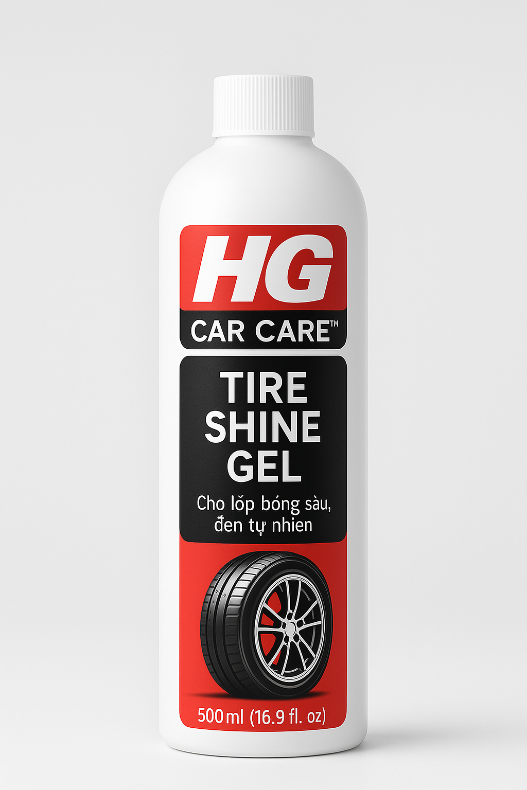 HG TIRE SHINE GEL™ LỐP ĐEN BÓNG – XE ĐẲNG CẤP!
