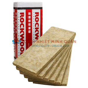 BÔNG ROCKWOOL CHỐNG CHÁY T25, 40, 50, 60, 80, 100, 120, 150 dày 100mm