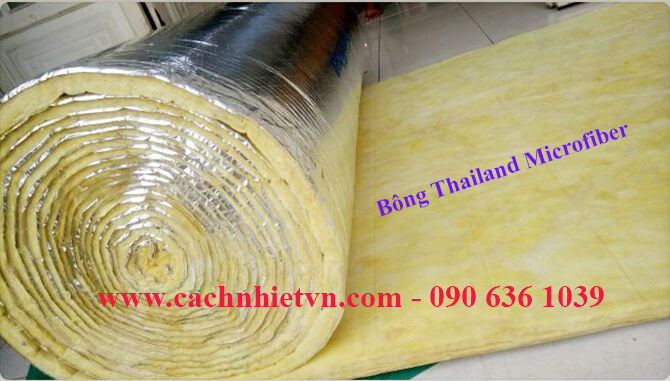 bông thủy tinh có bạc