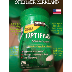 Bột bổ sung chất xơ Optifiber Kirkland (mỹ)