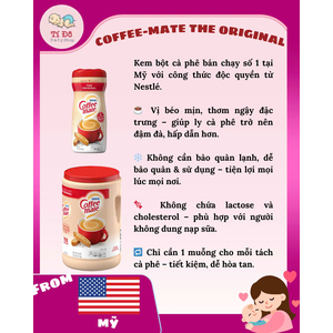 Bột Coffee Mate Organic