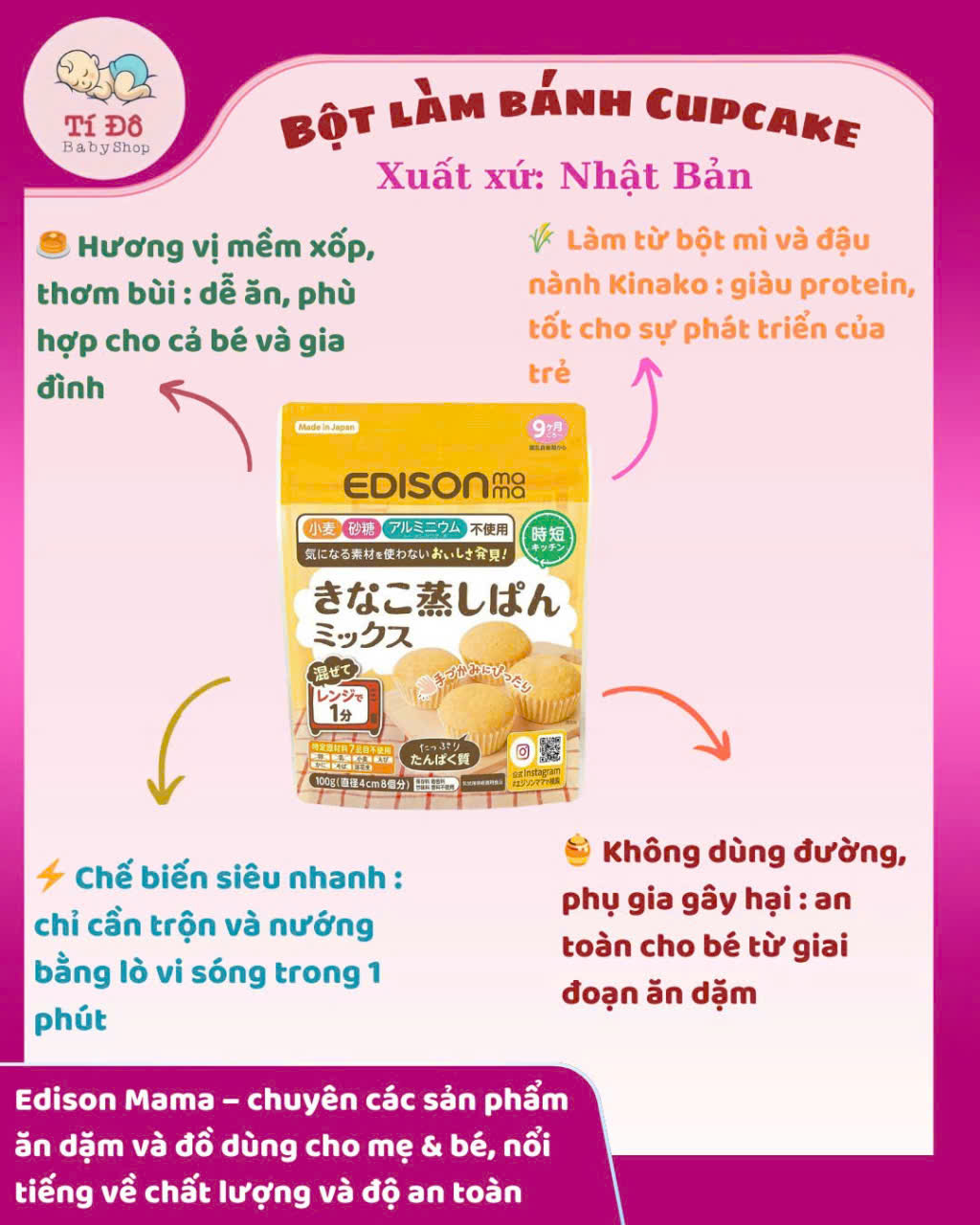 Bột làm bánh CupCake