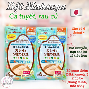 Bột Matsuya Cá Rau Củ 6-7 tháng