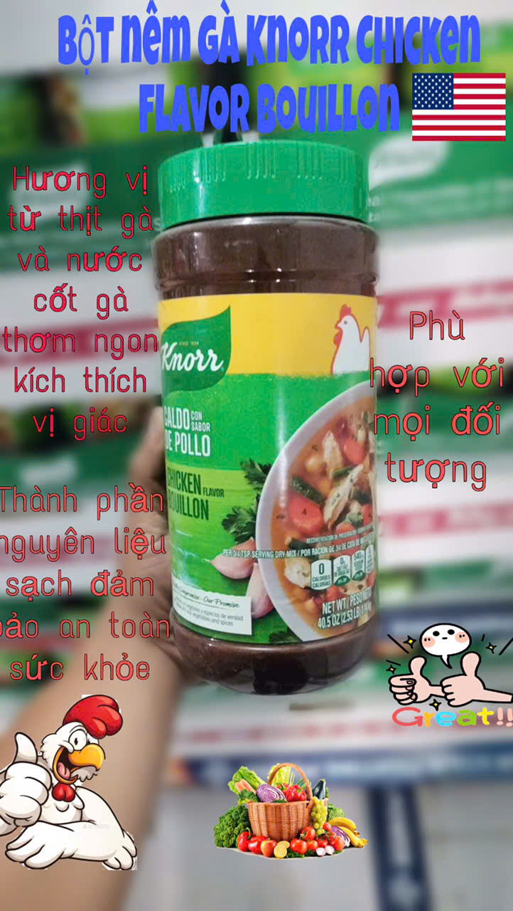 Bột nêm gà Knorr (mỹ)