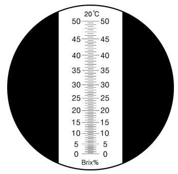 Khúc xạ kế đo độ ngọt 0-50%, RHB-50/ATC Brix 0-50% optical refractometer