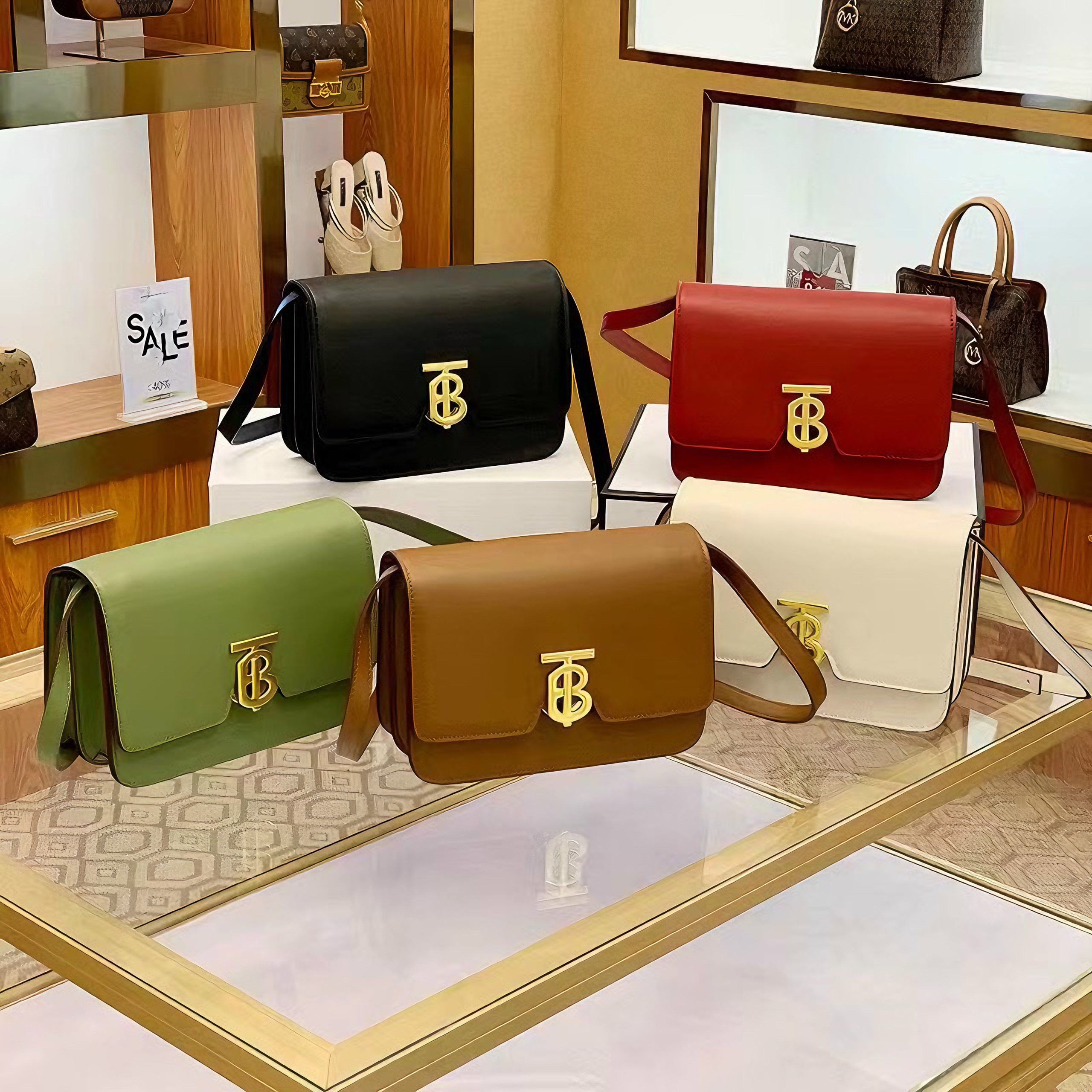 Thomas Burberry Monogram Mini TB