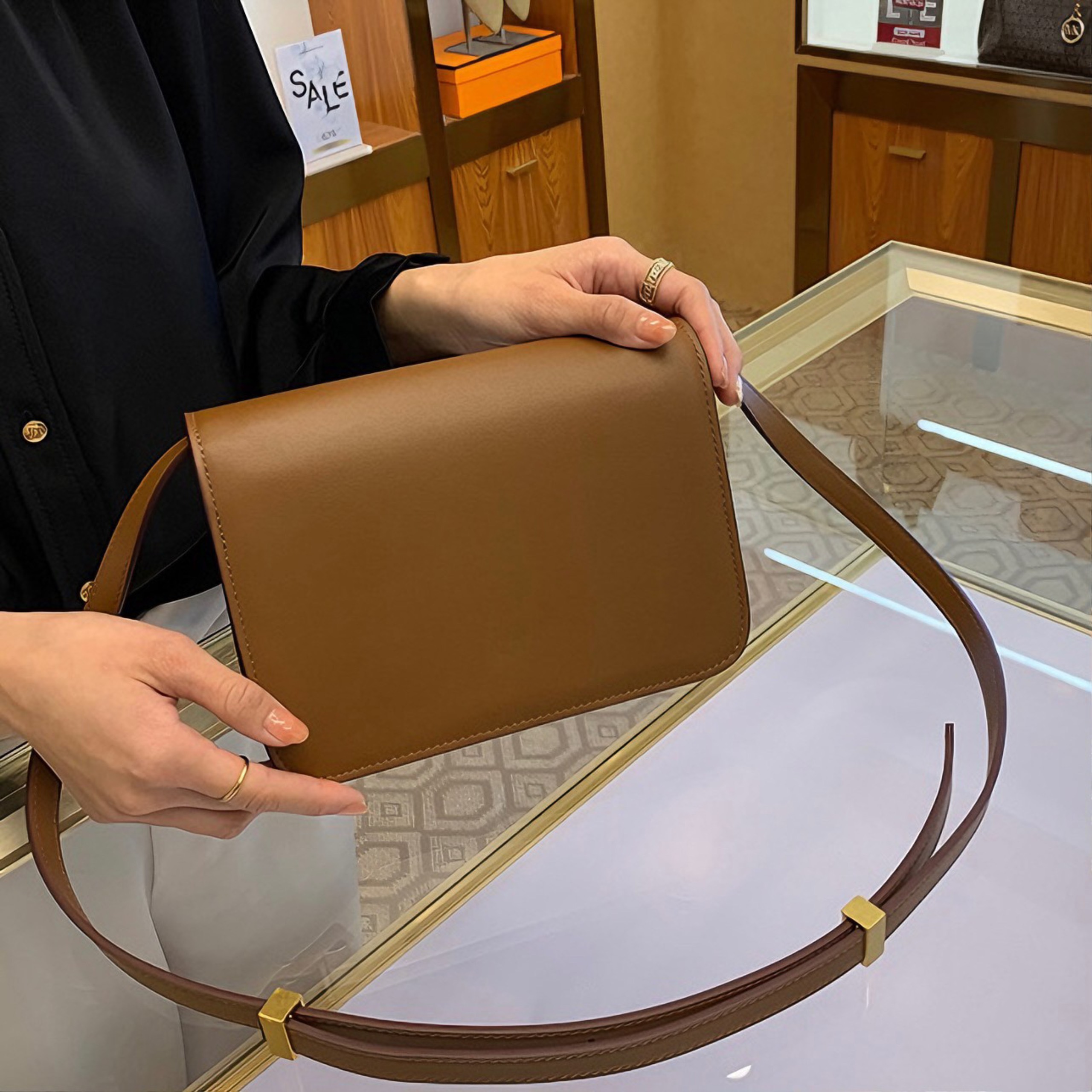 Túi Xách Nữ Thomas Burberry Monogram Mini TB