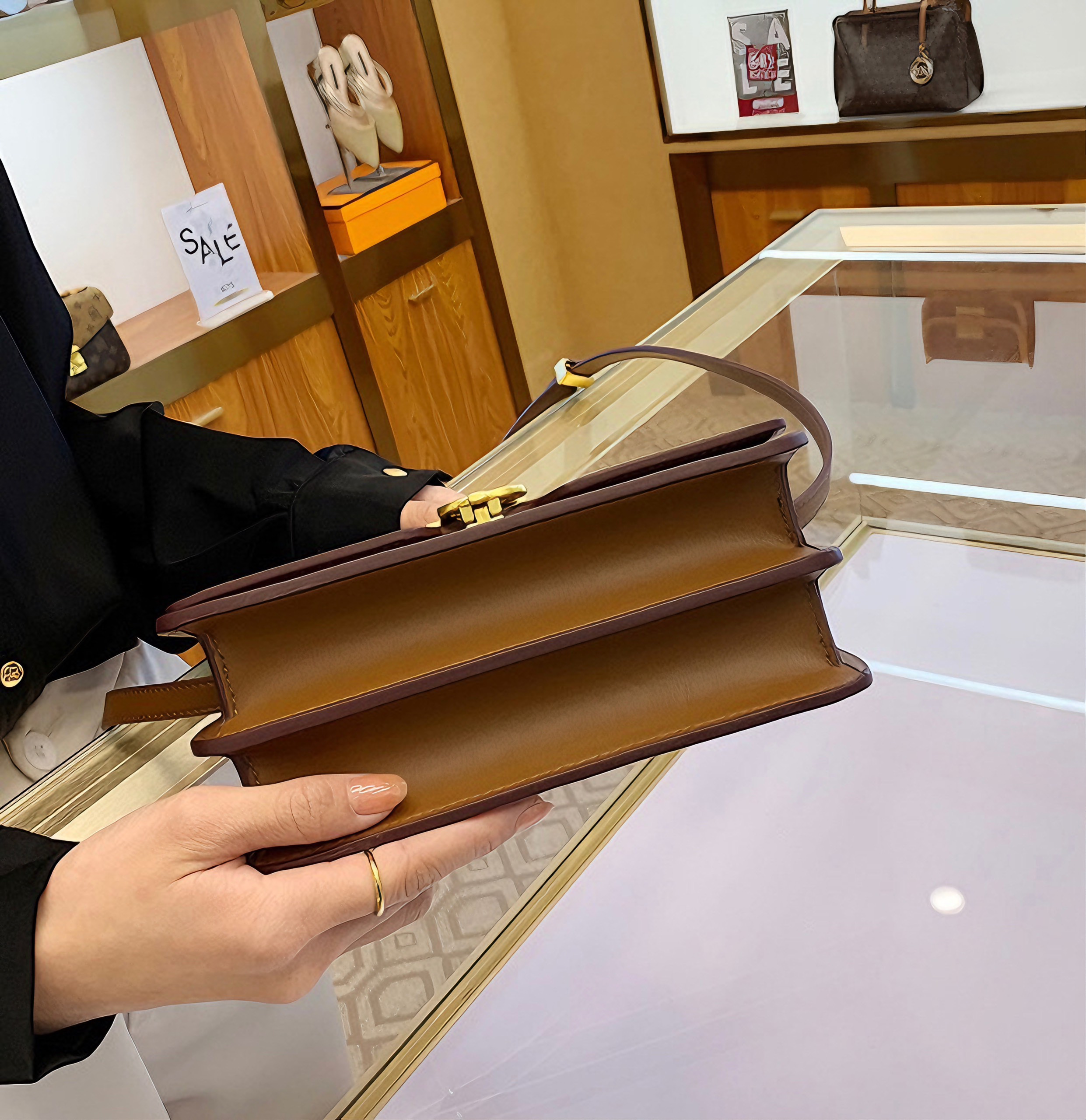 Túi Xách Nữ Thomas Burberry Monogram Mini TB