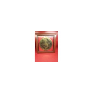 Tranh trống đồng gò nổi kích thước 30*30cm
