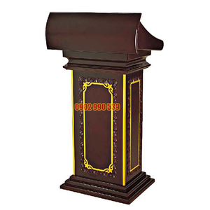 BỤC PHÁT BIỂU GỖ TỰ NHIÊN