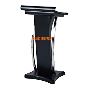 BỤC PHÁT BIỂU INOX GỖ