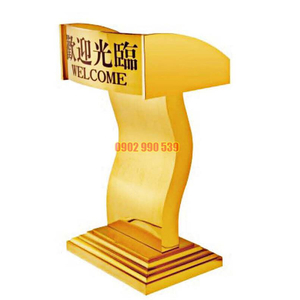 BỤC PHÁT BIỂU MẠ TITAN