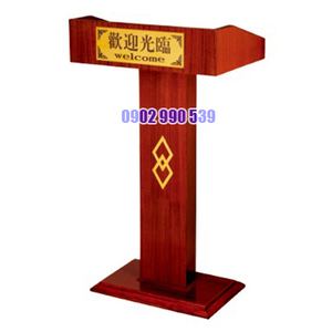 BỤC PHÁT BIỂU HỘI NGHỊ BẰNG GỖ