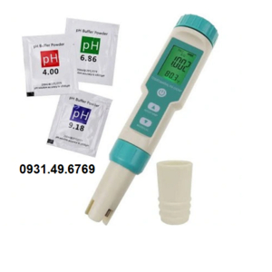 BÚT ĐO CHẤT LƯỢNG NƯỚC 7 CHỈ TIÊU PH, EC,TDS, ĐỘ MẶN, SG,ORP, NHIỆT ĐỘ COM600