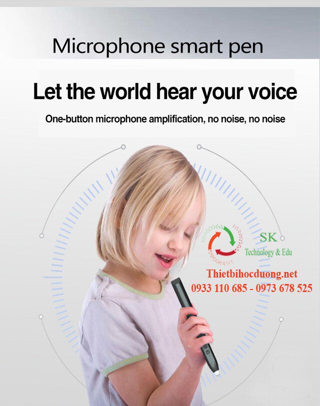 Bút tương tác tích hợp Microphone