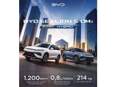 BYD SEALION 5 DM-i CHÍNH THỨC NHẬN CỌC TẠI VIỆT NAM : ƯU ĐÃI ĐẶC BIỆT LỚN DÀNH CHO 1000 KHÁCH HÀNG ĐẦU TIÊN