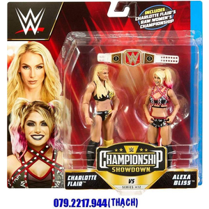 WWE CHARLOTTE FLAIR & ALEXA BLISS - BATTLE PACK CHAMPIONSHIP SHOWDOWN SERIES 12