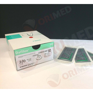 Chỉ phẫu thuật Dafilon Blue 2-0 (tam giác) C0935360