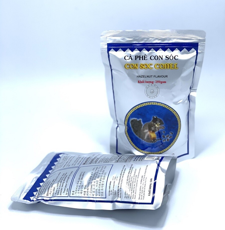 CÀ PHÊ BỘT CON SÓC ARABICA-ROBUSTA( 500gr)
