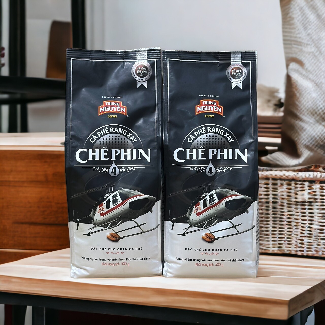 Cà phê Chế phin 4 Trung Nguyên( 500gr)