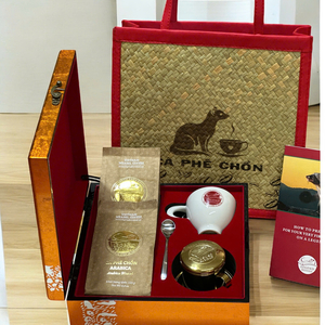 Cà phê Chồn Arabica Mocha( Hộp 250gram)-Bao gồm Túi đựng Cao Cấp