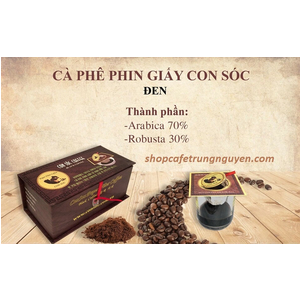 Cà Phê Con Sóc Đơn Đen