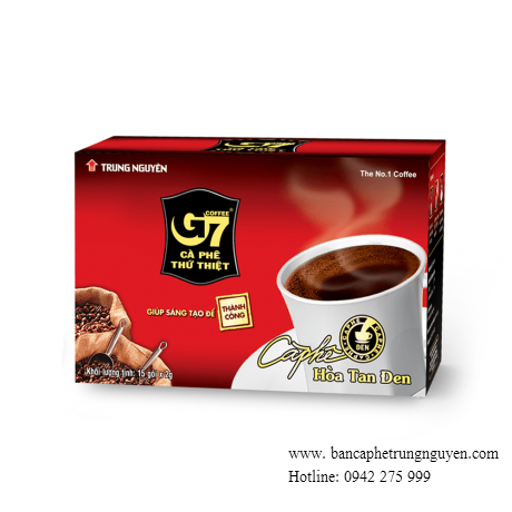 Cà phê G7 - Hoà tan đen Trung Nguyên