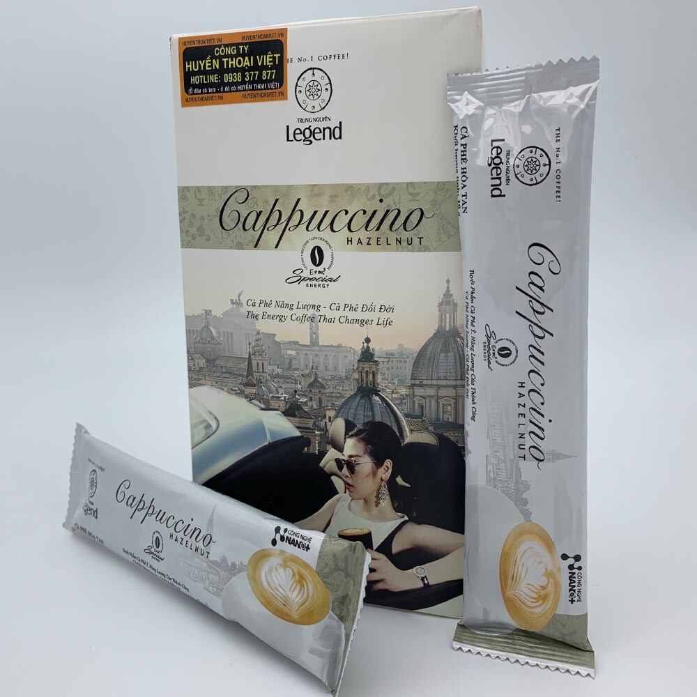 Cà phê hòa tan Cappuccino Hazelnut