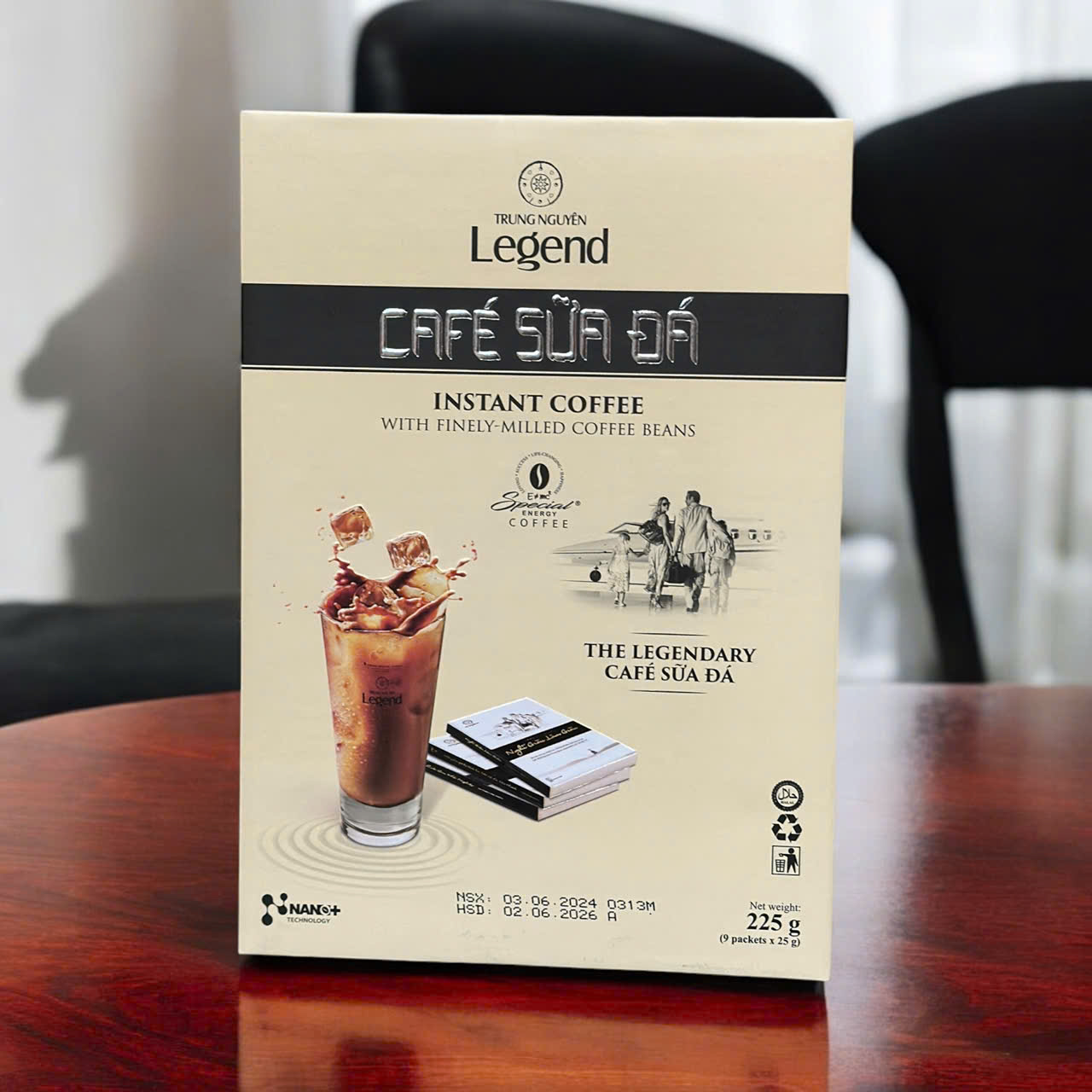 CÀ PHÊ LEGEND SỮA ĐÁ - HỘP 9 GÓI TRUNG NGUYÊN