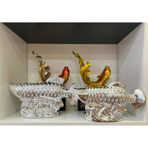 Cá rồng gốm sứ