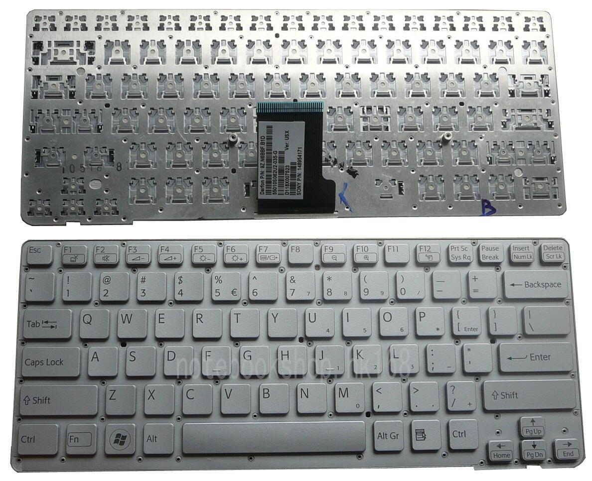 bàn phím laptop sony ca trắng