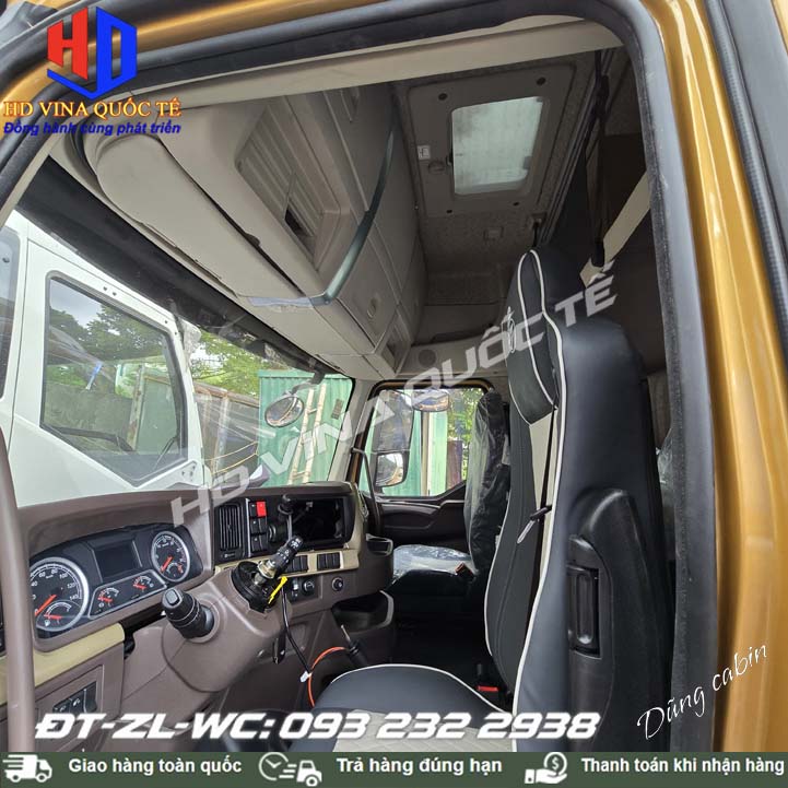BÁN CABIN TỔNG THÀNH THAY THẾ CHO XE ĐẦU KÉO, XE THÙNG CHENGLONG H7 LUXURY