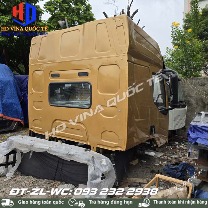 BÁN CABIN TỔNG THÀNH THAY THẾ CHO XE ĐẦU KÉO, XE THÙNG CHENGLONG H7 LUXURY