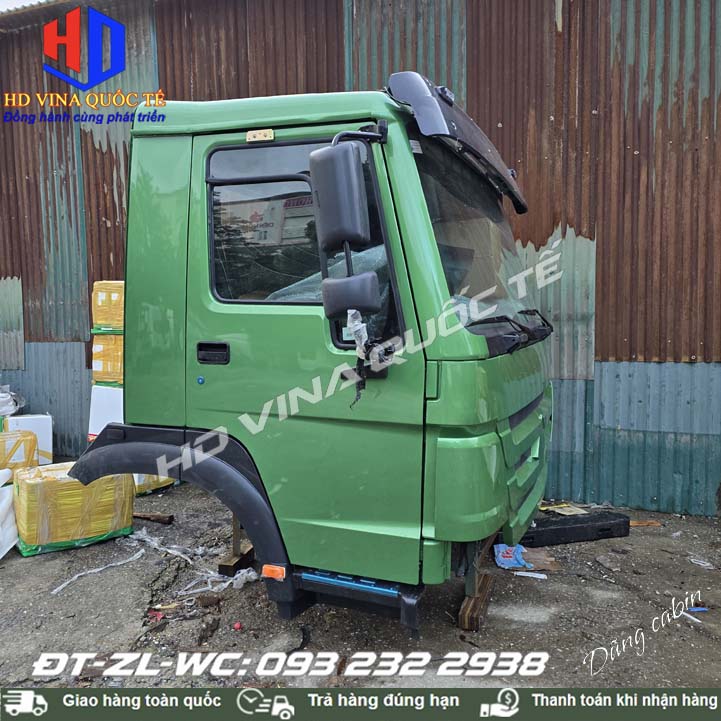 bán cabin đơn xe ben Howo 336 371