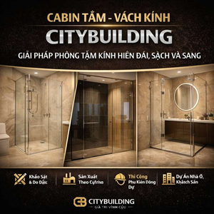 💎 CABIN TẮM – VÁCH KÍNH CITYBUILDING | GIẢI PHÁP PHÒNG TẮM KÍNH HIỆN ĐẠI, SẠCH VÀ SANG